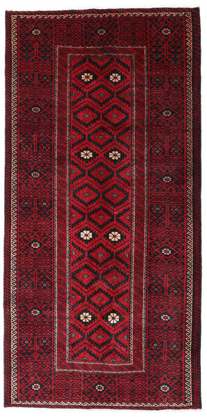  Baluch Rug 129X262 Authentic
 Oriental Handknotted Runner
 Dark Red/Dark Brown (Wool, Persia/Iran)