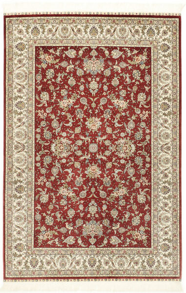 124X186 Herike Ch Rug Rug Authentic
 Oriental Handknotted Beige/Red (Silk, China)