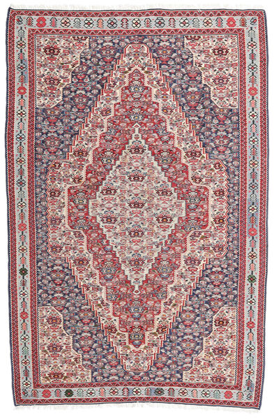  Kilim Senneh Fine Rug 148X225 Persian Wool Rug Red/Beige Small Rug 