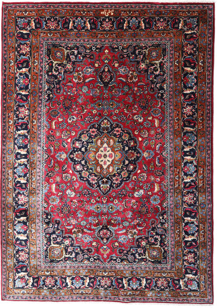  Mashad Rug 205X290 Authentic
 Oriental Handknotted Dark Blue/Dark Purple (Wool, Persia/Iran)