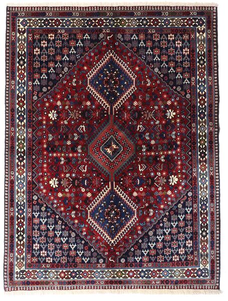 Yalameh Rug Rug 150X200 Dark Pink/Dark Red (Wool, Persia/Iran)