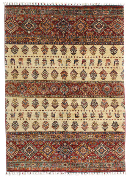  Shabargan Rug 170X240 Authentic
 Oriental Handknotted Dark Brown/Light Brown (Wool, Afghanistan)