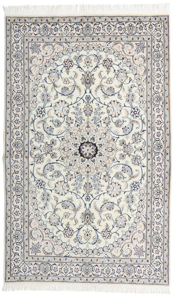  Nain 9La Rug 130X208 Authentic
 Oriental Handknotted Light Grey/Dark Grey (Wool/Silk, Persia/Iran)