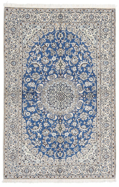  Nain 9La Rug 168X255 Authentic
 Oriental Handknotted Light Grey/Blue (Wool/Silk, Persia/Iran)