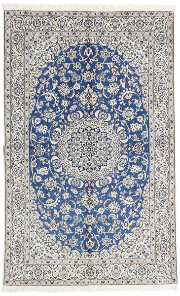  Nain 9La Rug 157X253 Authentic
 Oriental Handknotted Beige/Light Grey (Wool/Silk, Persia/Iran)