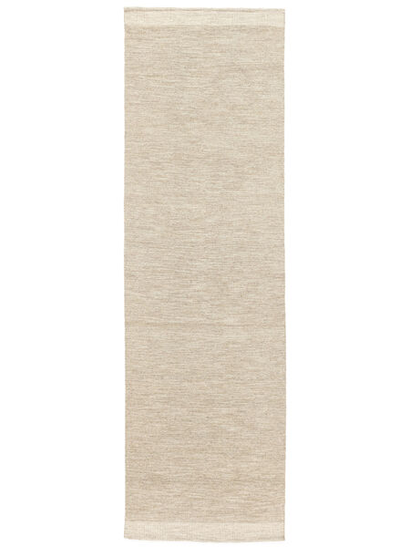  Serafina - Beige_Melange Rug 100X450 Authentic
 Modern Handwoven Hallway Runner
 Light Grey (Wool, India)