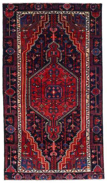 96X172 Toiserkan Rug Rug Oriental Dark Purple/Dark Red (Wool, Persia/Iran)