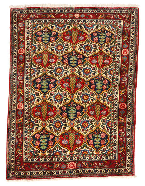  Bakhtiari Collectible Rug 102X170 Authentic
 Oriental Handknotted Dark Brown/Dark Red (Wool, Persia/Iran)