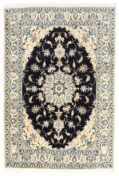  Nain Rug 170X250 Authentic
 Oriental Handknotted White/Creme/Black (Wool, Persia/Iran)