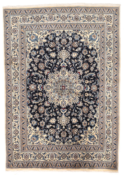  Nain Rug 166X238 Authentic
 Oriental Handknotted Light Grey/Dark Purple (Wool, Persia/Iran)