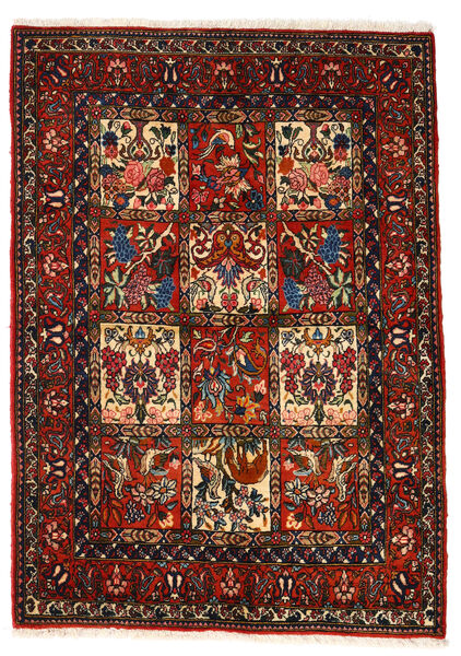  Bakhtiari Collectible Rug 106X150 Authentic
 Oriental Handknotted Dark Brown/Dark Red (Wool, Persia/Iran)