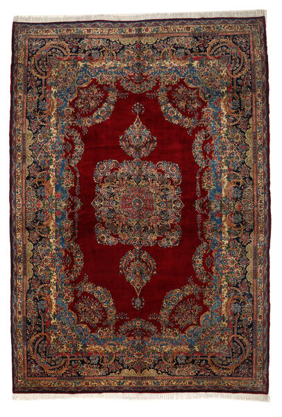  Kerman Ca. 1980 Rug 345X505 Authentic
 Oriental Handknotted Dark Red/Dark Brown Large (Wool, Persia/Iran)