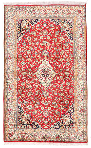  Kashmir Pure Silk Rug 94X160 Authentic
 Oriental Handknotted Beige/Light Brown (Silk, India)