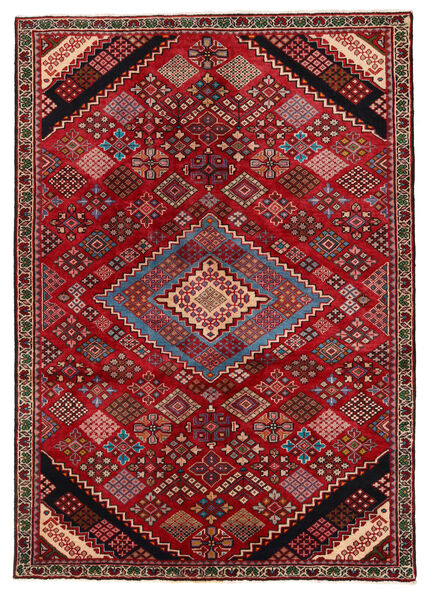  Saveh Rug 138X196 Authentic
 Oriental Handknotted Dark Red/Dark Brown (Wool, Persia/Iran)