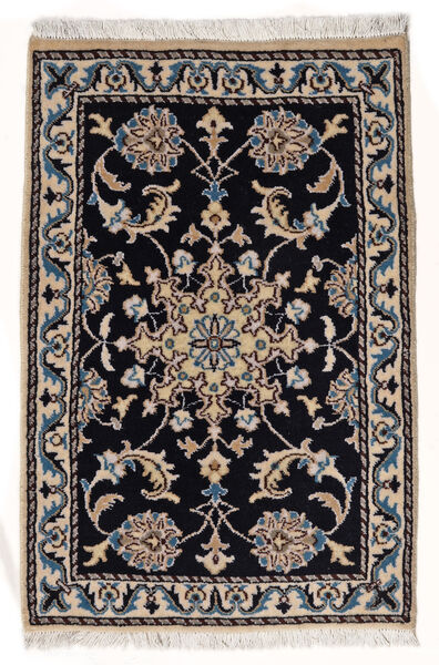  Nain Rug 57X88 Authentic
 Oriental Handknotted Black/Beige (Wool, Persia/Iran)