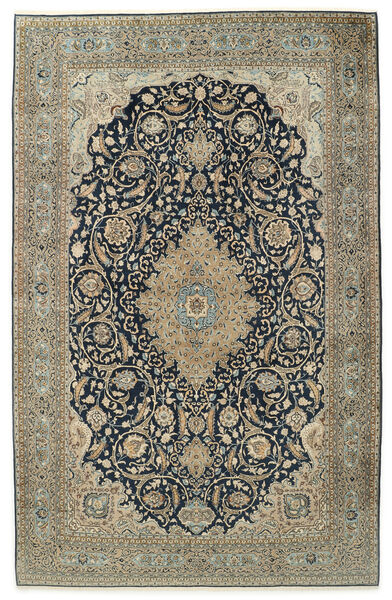  Qum Sherkat Farsh Rug 230X338 Authentic
 Oriental Handknotted Dark Grey/Light Grey (Wool, Persia/Iran)