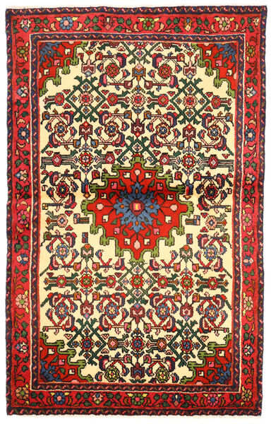  Persian Hosseinabad Rug 98X155 Red/Brown 