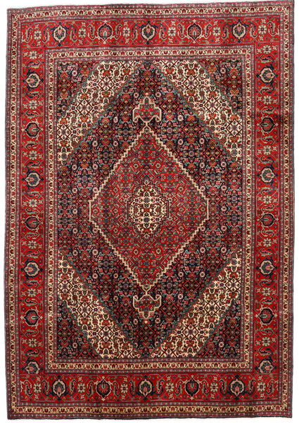  Tabriz Rug 207X297 Authentic
 Oriental Handknotted Dark Red/Dark Brown (Wool, Persia/Iran)