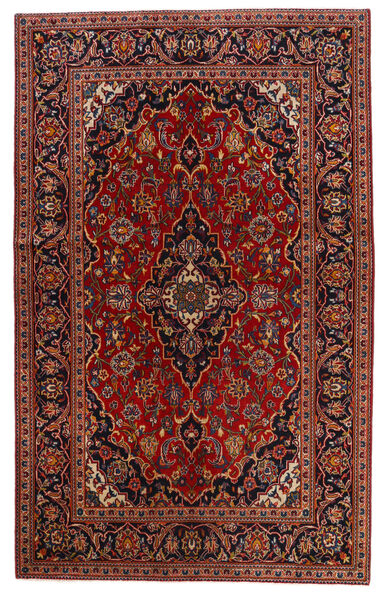  Keshan Rug 130X209 Authentic
 Oriental Handknotted Dark Red/Dark Brown (Wool, Persia/Iran)
