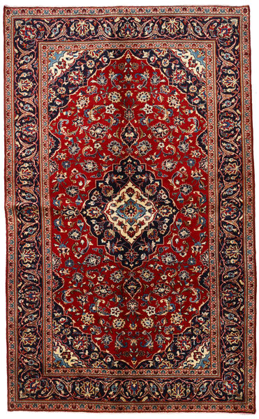  Keshan Rug 149X245 Authentic
 Oriental Handknotted Dark Red/Dark Brown (Wool, Persia/Iran)