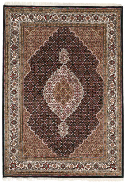  Oriental Tabriz Royal Rug 168X240 Brown/Orange ( India)