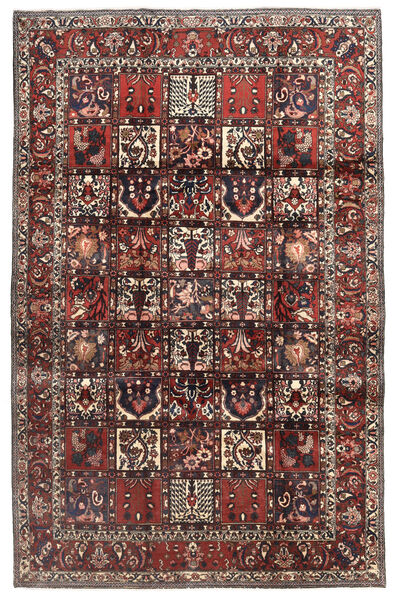  Bakhtiari Rug 207X322 Authentic
 Oriental Handknotted Dark Red/Brown (Wool, Persia/Iran)