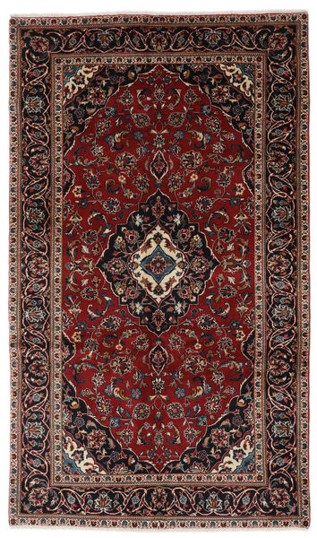  Keshan Rug 145X248 Authentic
 Oriental Handknotted Dark Red/Black (Wool, Persia/Iran)