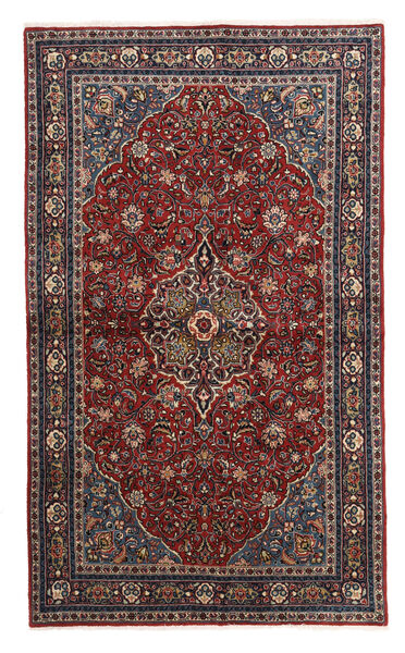  Keshan Rug 130X214 Authentic
 Oriental Handknotted Dark Red/Black/Dark Grey (Wool, Persia/Iran)
