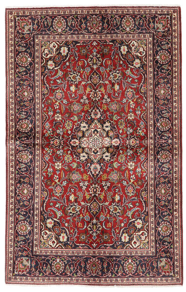  Keshan Rug 130X206 Authentic
 Oriental Handknotted Dark Red/Dark Brown (Wool, Persia/Iran)