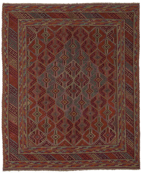  Kilim Golbarjasta Rug 157X190 Authentic
 Oriental Handwoven Black/Dark Brown (Wool, Afghanistan)