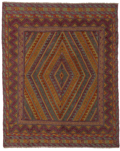 150X180 Kilim Golbarjasta Rug Rug Oriental Black/Brown (Wool, Afghanistan)