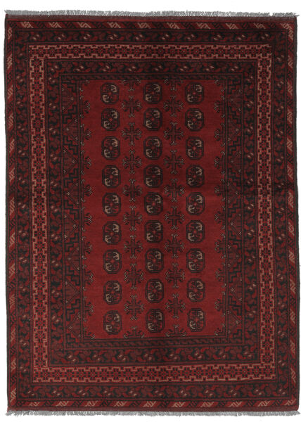  Afghan Rug 145X199 Authentic
 Oriental Handknotted Black (Wool, Afghanistan)