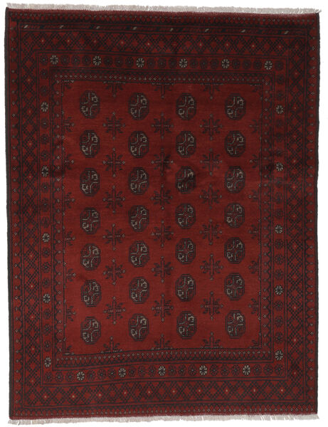  Afghan Rug 145X191 Authentic
 Oriental Handknotted Black (Wool, Afghanistan)