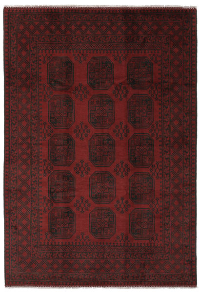  Afghan Rug 197X288 Authentic
 Oriental Handknotted Black (Wool, Afghanistan)