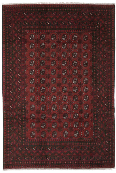  Afghan Rug 192X284 Authentic
 Oriental Handknotted Black (Wool, Afghanistan)
