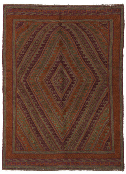  Oriental Kilim Golbarjasta Rug Rug 143X190 Black/Dark Red (Wool, Afghanistan)