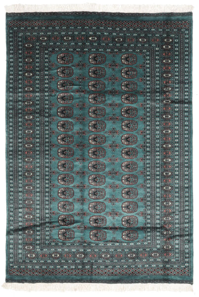  Pakistan Bokhara 2Ply Rug 155X226 Authentic
 Oriental Handknotted Black/Dark Turquoise 
 (Wool, Pakistan)