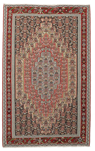  Oriental Kilim Senneh Fine Rug Rug 150X244 Brown/Dark Red (Wool, Persia/Iran)