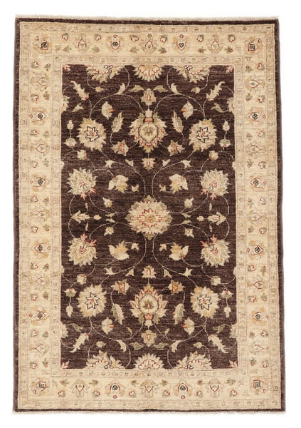  Ziegler Rug 121X179 Authentic
 Oriental Handknotted Black/White/Creme (Wool, Afghanistan)