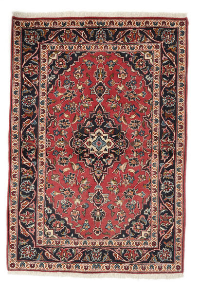  Keshan Rug 103X148 Authentic
 Oriental Handknotted Black/Dark Red (Wool, Persia/Iran)