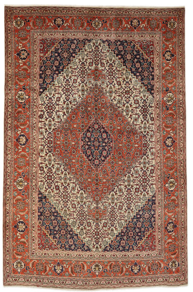  Tabriz Rug 204X306 Authentic
 Oriental Handknotted Dark Brown/Brown (Wool, Persia/Iran)