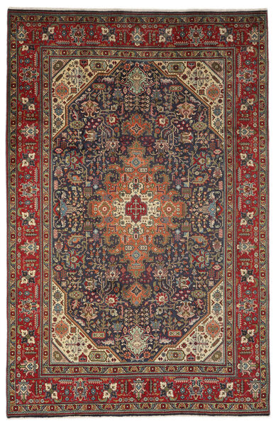  Tabriz Rug 207X316 Authentic
 Oriental Handknotted Dark Brown/Black (Wool, Persia/Iran)