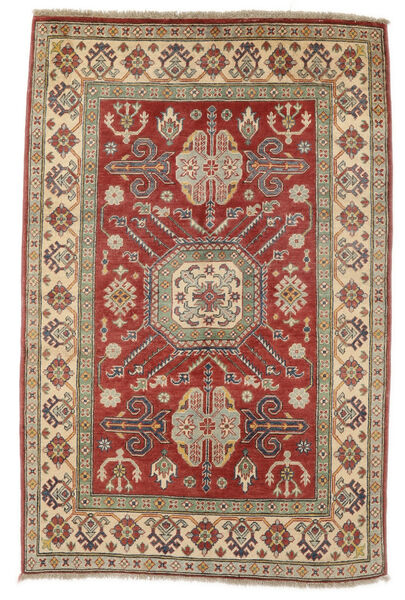  Kazak Rug 117X178 Authentic
 Oriental Handknotted Dark Brown/Beige (Wool, Afghanistan)