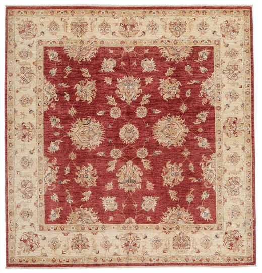  Ziegler Rug 197X203 Authentic
 Oriental Handknotted Square Dark Red/Brown (Wool, Afghanistan)