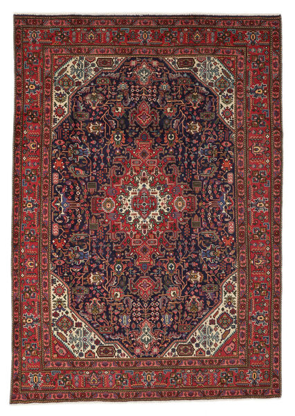  Tabriz Rug 206X292 Authentic
 Oriental Handknotted Black/Dark Brown (Wool, Persia/Iran)