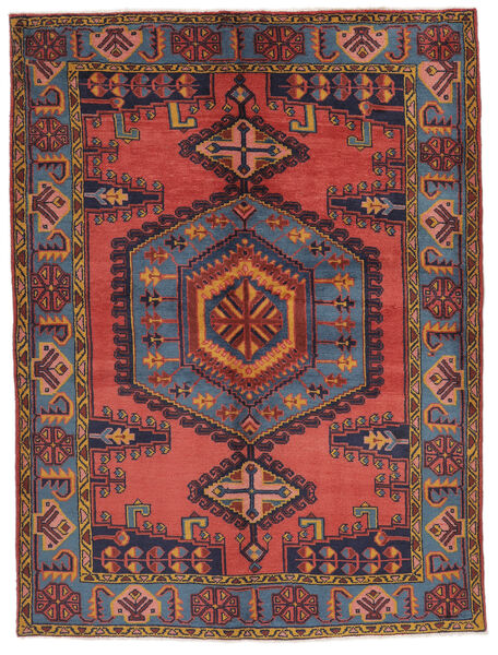  Wiss Rug 155X208 Authentic
 Oriental Handknotted Dark Brown/Black (Wool, Persia/Iran)