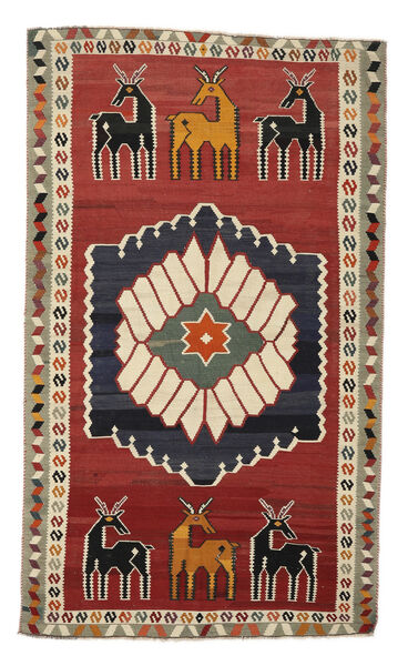 Oriental Kilim Vintage Rug Rug 148X251 Dark Red/Black (Wool, Persia/Iran)