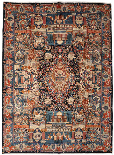  Kashmar Rug 297X395 Authentic
 Oriental Handknotted Black/Dark Brown Large (Wool, Persia/Iran)