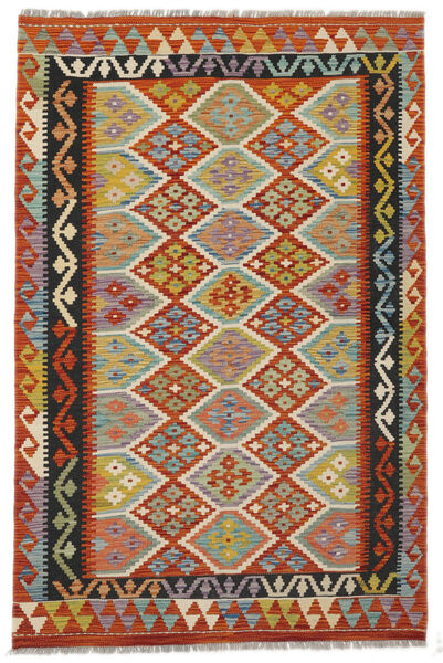  Kilim Afghan Old Style Rug 120X182 Authentic
 Oriental Handwoven Dark Red/Dark Brown (Wool, Afghanistan)