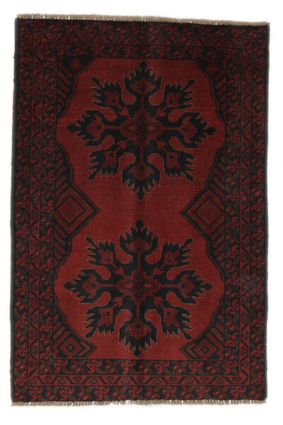  Afghan Khal Mohammadi Rug 82X122 Authentic
 Oriental Handknotted Black/Beige (Wool, Afghanistan)